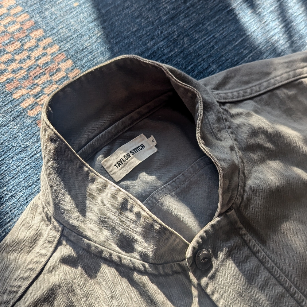 Taylor Stitch Men's Herringbone Bomber Large